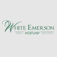 white emerson mortuary logo image