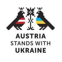 austria stands with ukraine logo image