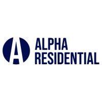 alpha residential logo image