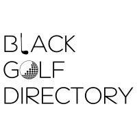 black golf directory logo image