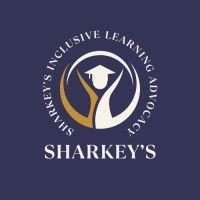 sharkey's inclusive learning advocacy logo image