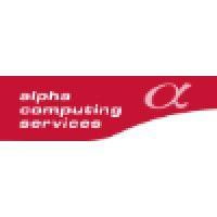 alpha computing services logo image