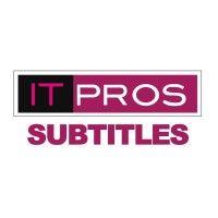 it pros subtitles® logo image