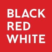 black red white logo image