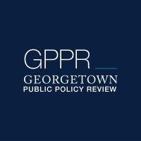 georgetown public policy review logo image