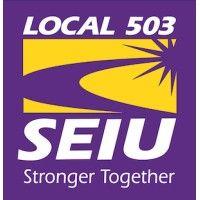 seiu local 503 logo image