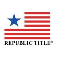 republic title logo image