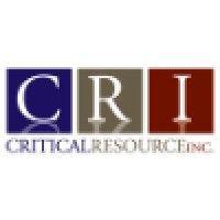 critical resource, inc. logo image