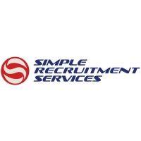 simple recruitment services logo image