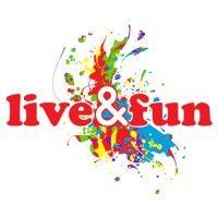 live&fun, augmented world logo image