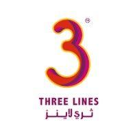 three lines restaurant co saudi logo image