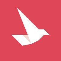 paper crane logo image