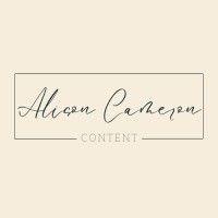 alison cameron content