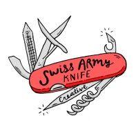 swiss army knife creative logo image