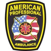 american professional ambulance logo image