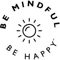 be mindful be happy logo image