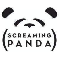 screaming panda logo image