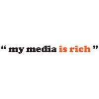 "my media is rich" logo image