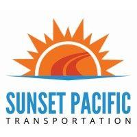 sunset pacific transportation logo image