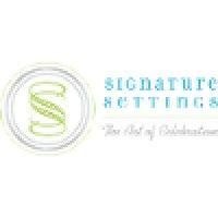 signature settings