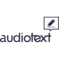 audiotext transcrição de áudio em texto logo image