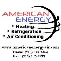 american energy air conditioning, heating, refrigeration and solar logo image