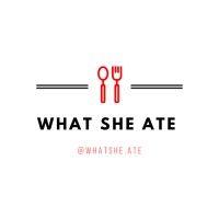 what she ate logo image