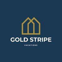 gold stripe vacations logo image