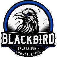 blackbird excavation + construction logo image