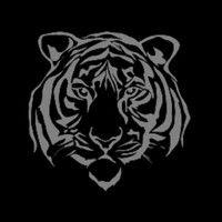 black tiger taekwondo martial arts school logo image