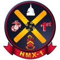 marine helicopter squadron one "marine one" (hmx-1) logo image