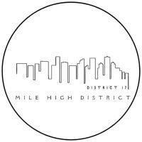 farmers insurance mile high district logo image