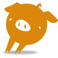 italic pig logo image