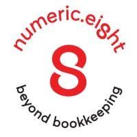 numeric eight bookkeeping logo image