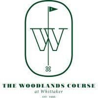 the woodlands course at whittaker logo image