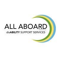 all aboard disability support services logo image