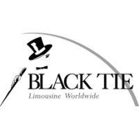 black tie limousine logo image