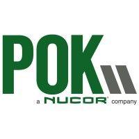 pok castings a nucor co. logo image