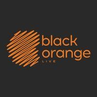 black orange logo image