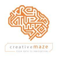 creative maze logo image