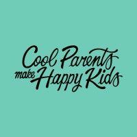 cool parents make happy kids logo image