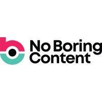 no boring content logo image