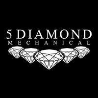 5 diamond mechanical logo image