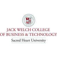 sacred heart university jack welch college of business & technology logo image