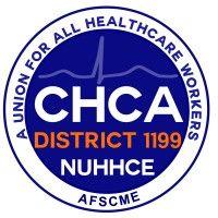 chca district 1199, nuhhce logo image