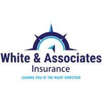 white & associates insurance logo image