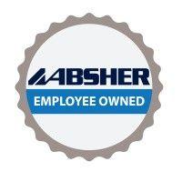 absher construction company logo image