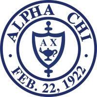 alpha chi national college honor society logo image