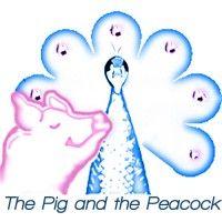 the pig and the peacock logo image