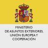 ministerio de asuntos exteriores, unión europea y cooperación logo image